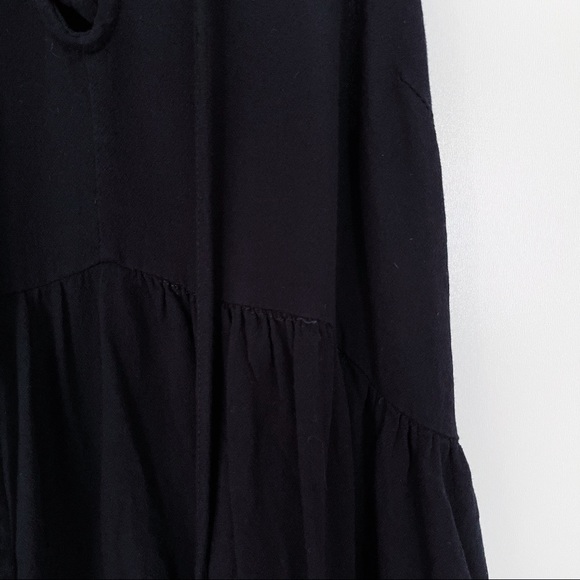 PacSun LA Hearts Black Ruffle Lace Up Cami Tank XS - Picture 5 of 15